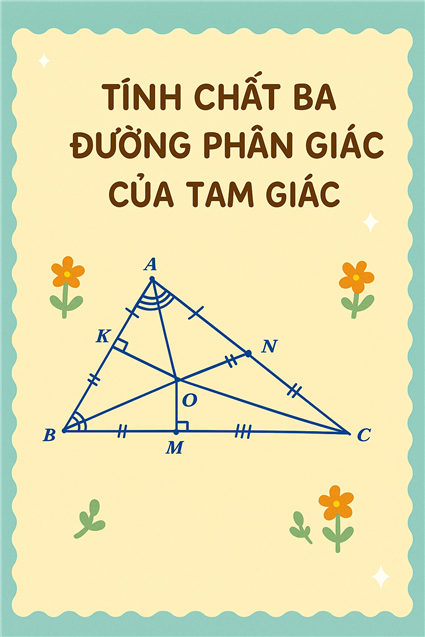 TÍNH CHẤT BA ĐƯỜNG PHÂN GIÁC CỦA TAM GIÁC