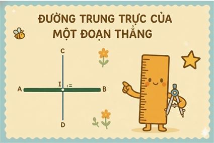 ĐƯỜNG TRUNG TRỰC CỦA MỘT ĐOẠN THẲNG